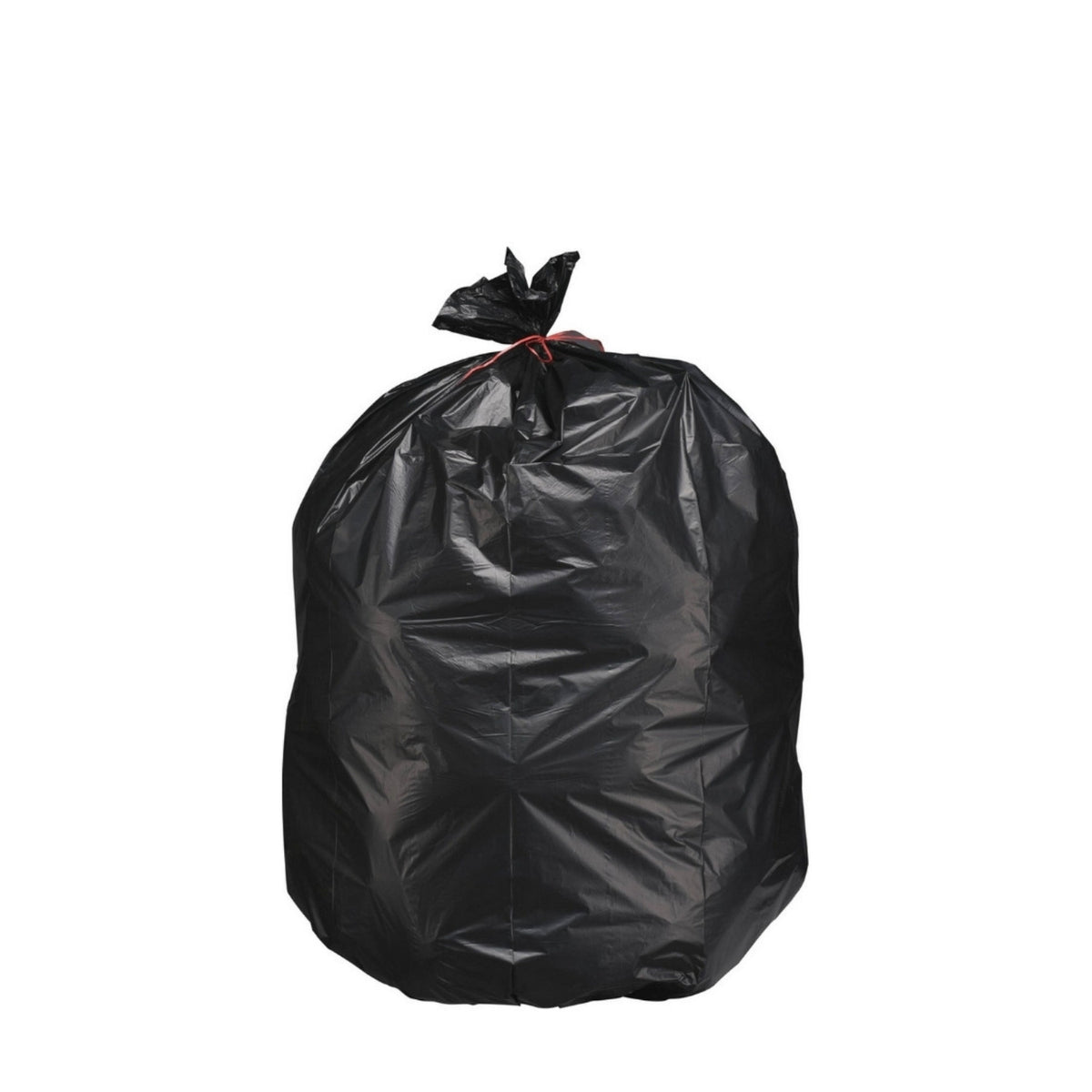 Sac Poubelle 30µ 50 Litres Noir - Rouleau de 20 sacs