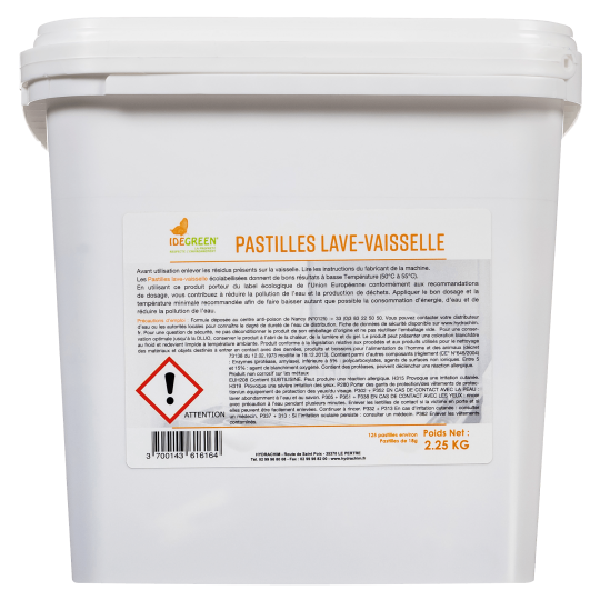 Pastilles Lave-Vaisselle Écologiques - 150 Unités.