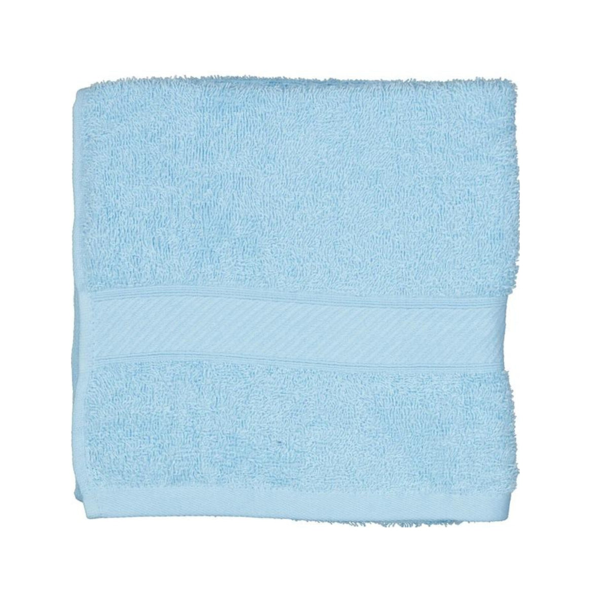 Serviette de toilette bleue claire/foncée - 50 x 100 cm